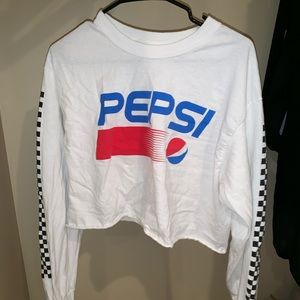 Pepsi graphic crop top